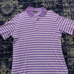 Bobby Jones striped golf polo